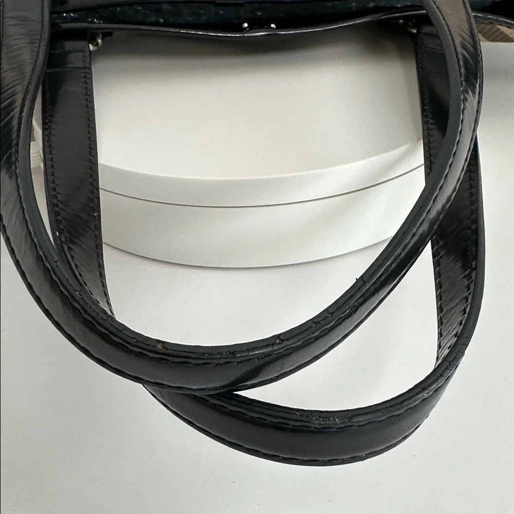 💯Authentic BURBERRY NOVA CHECK TOTE BAG LEATHER  HANDBAGS🍀